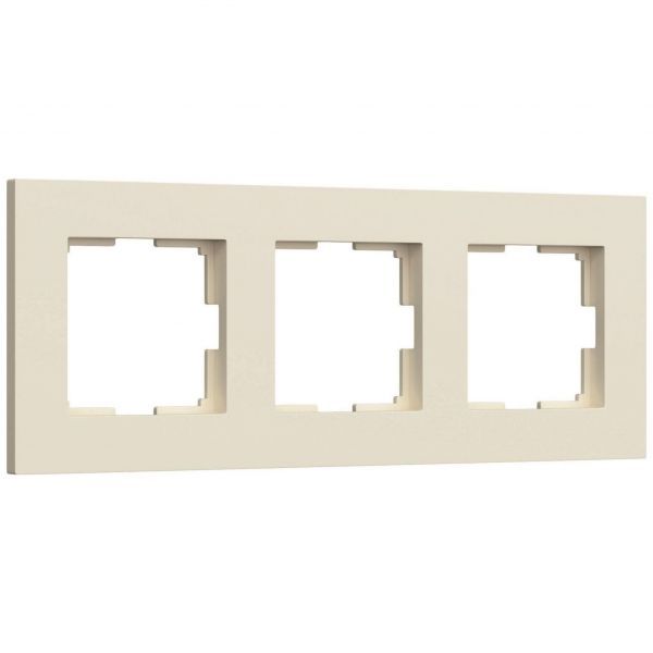 Рамка на 3 поста Slab (айвори матовый) W0032962 Werkel