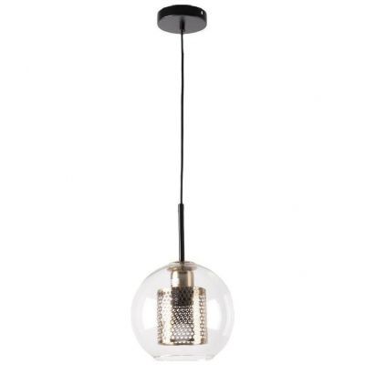 Подвесной светильник ЭкономСвет 30123/1S BK+COP CL