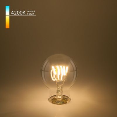 Филаментная светодиодная лампа Elektrostandard Classic FD 6W 4200K E27 (A60 спираль прозрачный) ( BLE2708)