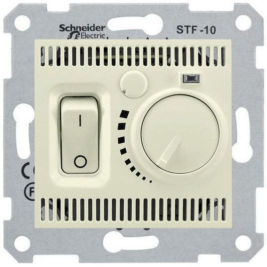 Регулятор теплого пола Schneider Electric Sedna Бежевый 10А