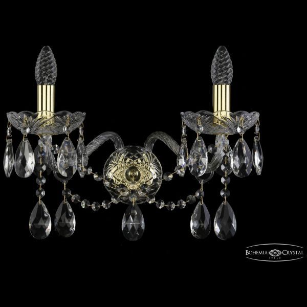 Бра Bohemia Ivele Crystal 1413B/2/200/XL/G