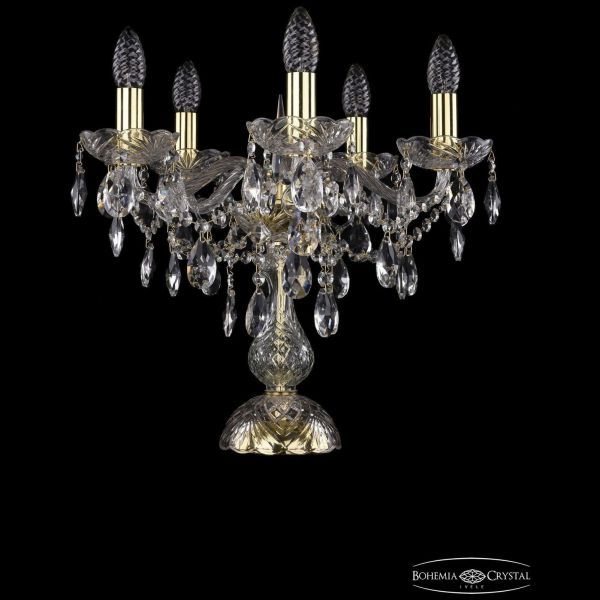 Настольная лампа Bohemia Ivele Crystal 1415L/5/141-39/G