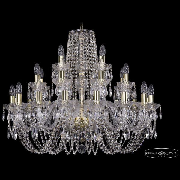 Люстра Bohemia Ivele Crystal 1402/16+8+4/300/G