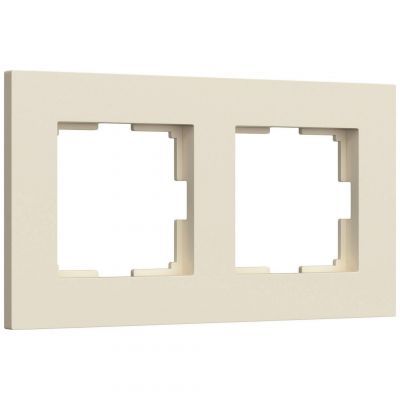 Рамка на 2 поста Slab (айвори матовый) W0022962 Werkel