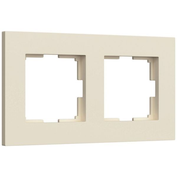 Рамка на 2 поста Slab (айвори матовый) W0022962 Werkel