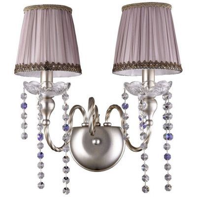 Бра Crystal Lux ALEGRIA AP2 SILVER-BROWN