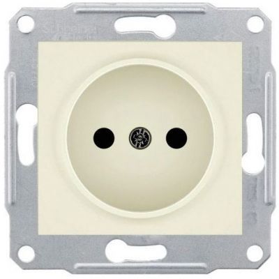 Розетка 1-я Schneider Electric Sedna Бежевый б/з