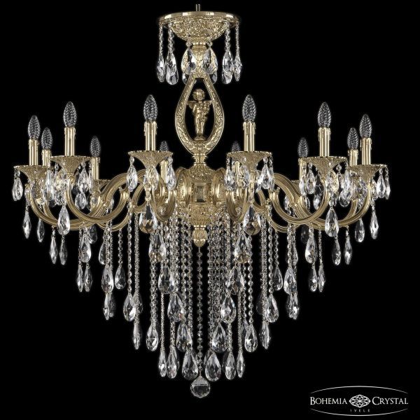 Люстра бронзовая 72401/12/360 B G FA10B Bohemia Ivele Crystal