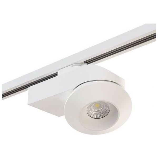 Трековый однофазный светодиодный светильник A1T051316 белый 3000K 15W Orbe Lightstar