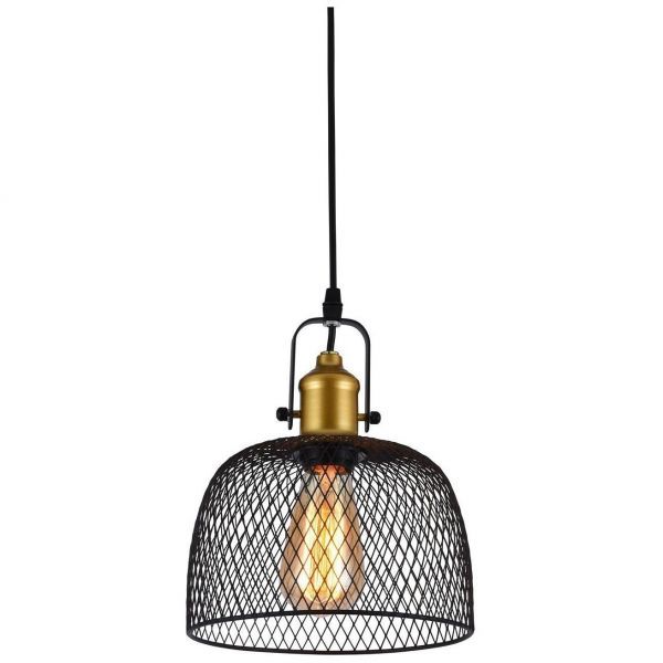 Подвесной светильник Gerhort G71158/1BK+GD BK