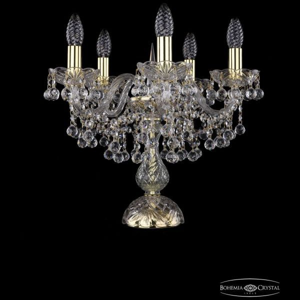 Настольная лампа Bohemia Ivele Crystal 1409L/5/141-39/G