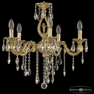 Люстра бронзовая 71401/5/175 B G FA10S Bohemia Ivele Crystal