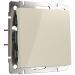 Выключатель 1-клавишный проходной Werkel W1112003 слоновая кость (WL03-SW-1G-2W-ivory)