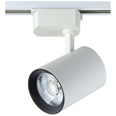 Трековый светильник однофазный Crystal Lux CLT 0.31 006 40W WH