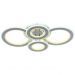 Потолочный светодиодный светильник 8005/2+2 CHR 116W+84W BL+YL хром Profit Light