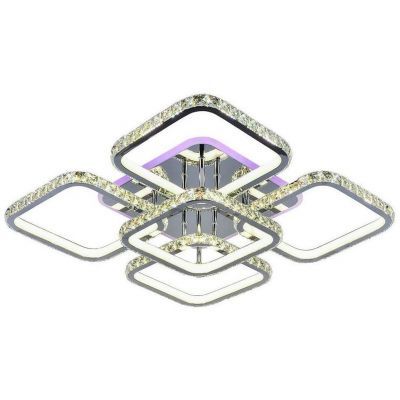 Потолочный светодиодный светильник 8010/4+1 CHR 320W+8W RGB Profit Light