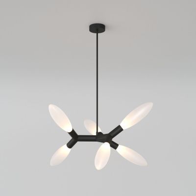 Потолочный светильник Eurosvet 30180/6 черный Smart