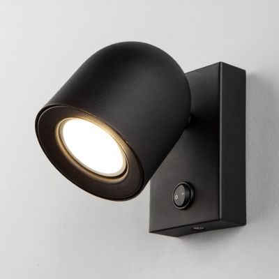 Настенный светильник Elektrostandard Ogma GU10 SW черный (MRL 1009)