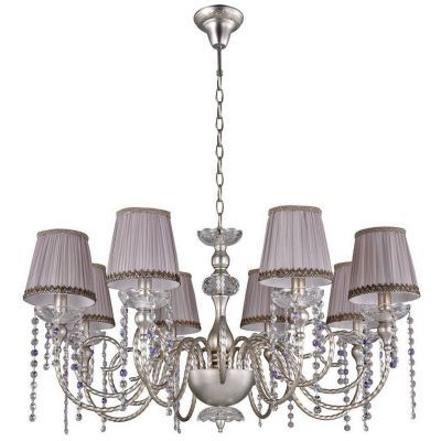 Подвесная люстра Crystal Lux ALEGRIA SP8 SILVER-BROWN