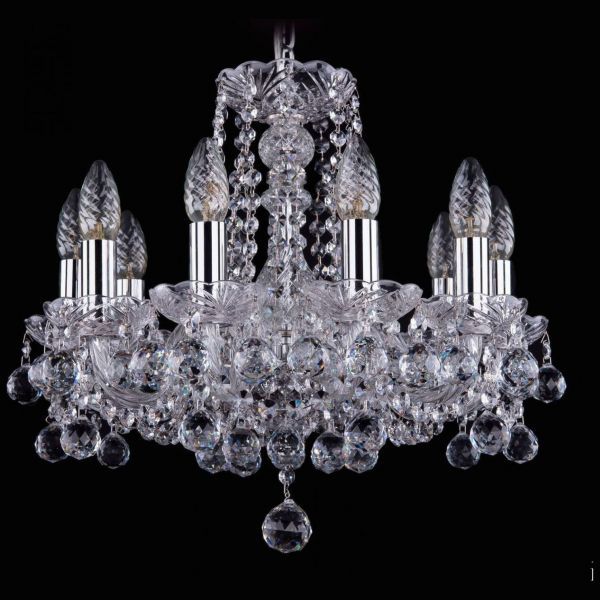 Люстра Bohemia Ivele Crystal 1402/10/141/Ni/Balls
