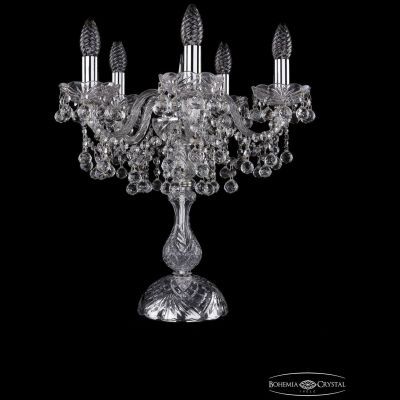 Настольная лампа Bohemia Ivele Crystal 1409L/5/141-47/Ni