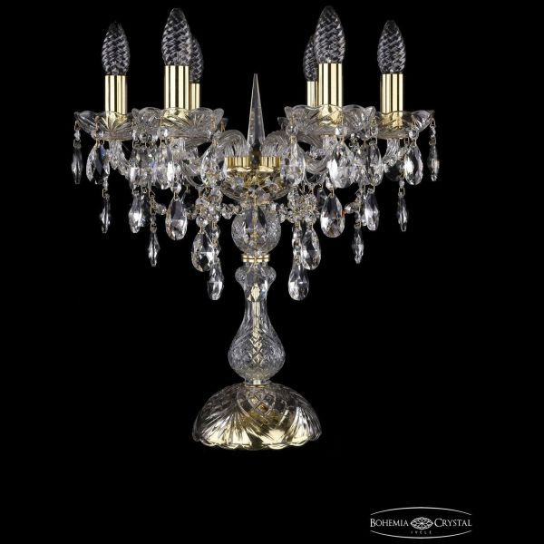 Настольная лампа Bohemia Ivele Crystal 1415L/6/141-47/G