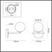 Бра Odeon Light Nuvola 4276/1W