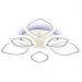 Потолочный светодиодный светильник Ambrella FA516/3+3 WH