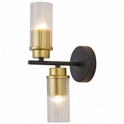 Бра Linvel LB 9440/2 Прин Чёрный/золото Е14 40W 175х100х310мм