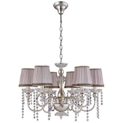 Подвесная люстра Crystal Lux ALEGRIA SP6 SILVER-BROWN