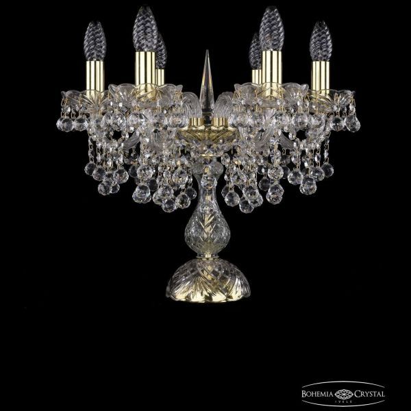 Настольная лампа Bohemia Ivele Crystal 1409L/6/141-39/G