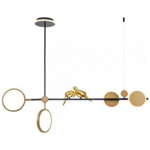 Подвесная светодиодная люстра Arte Lamp Toliman A2613SP-4BK