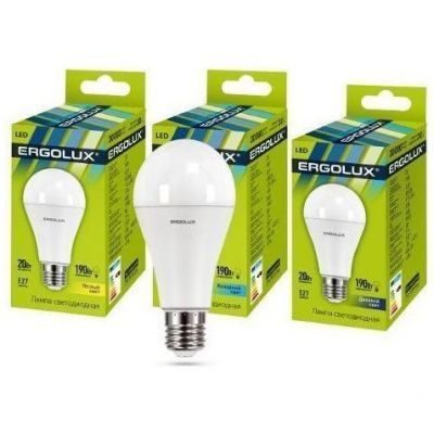 Светодиодная лампа Ergolux LED-A65-20W-E27-4K