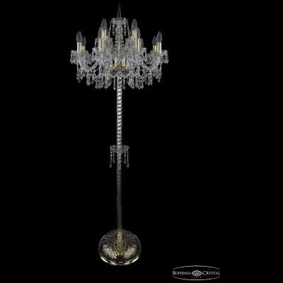 Торшер Bohemia Ivele Crystal 1403T2/8+4/195-165/G