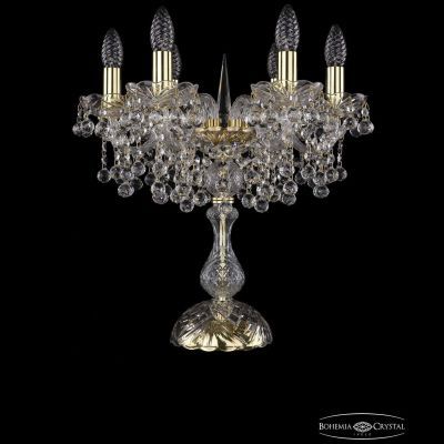 Настольная лампа Bohemia Ivele Crystal 1409L/6/141-47/G