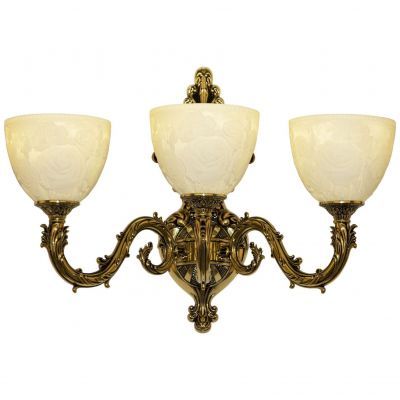 Бра бронзовые 7101B15/3/210 GB P1 U Rose Bohemia Ivele Crystal