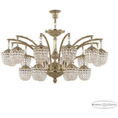Люстра бронзовая 72111R/12+6/420 G Bohemia Ivele Crystal
