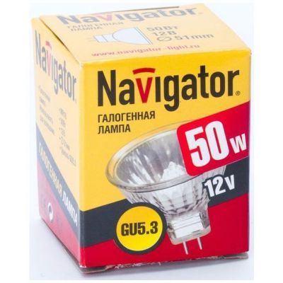 Лампа галогенная Navigator 94 204 MR16 50W 12V 2000h