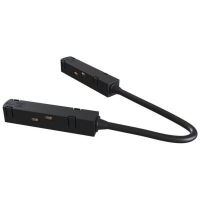 Угловой коннектор питания Maytoni TRA004CPC-22B Magnetic track
