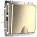 Розетка с з/к с крышкой и шторками Werkel W1171210 шампань рифленый (WL10-SKGSC-01-IP44)