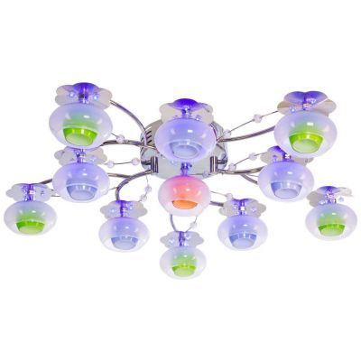 Люстра галогенная ЭкономСвет 7732/11CR RC MIXLED