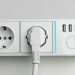 Розеточный блок 4-х местный + 3 USB Werkel W6514901 белый (WL20-04-03)