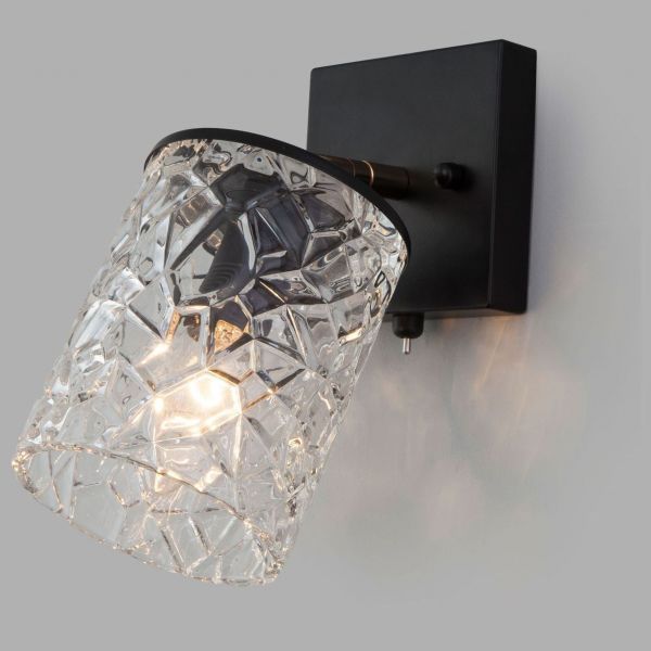 Настенный светильник Eurosvet 20095/1 черный/золото