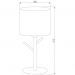 Настольный светильник TK Lighting 5571 Albero White
