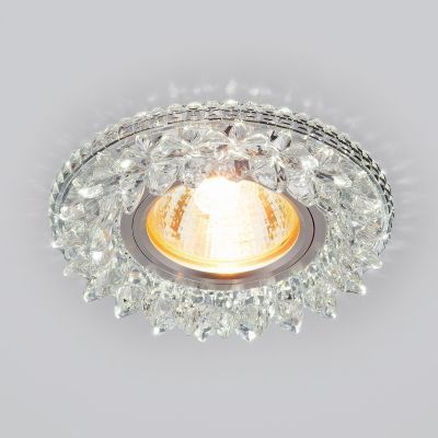Точечный светильник с LED подсветкой Elektrostandard 2212 MR16 CL прозрачный