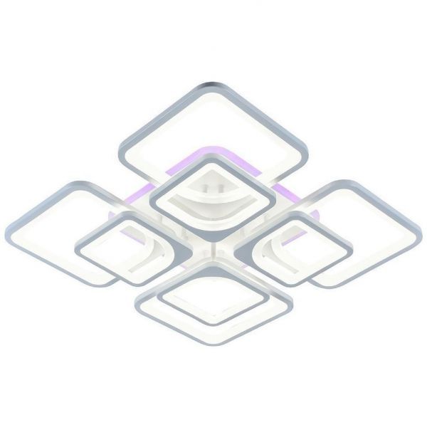 Потолочный светодиодный светильник 8057/4+4 WHT 224W+10W RGB Profit Light