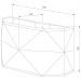 Настенный светильник TK Lighting 3317 Kantoor Graphite
