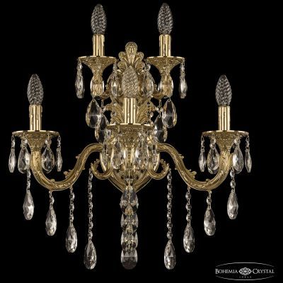 Бра бронзовые 7101B16/3+2/210 B G Bohemia Ivele Crystal