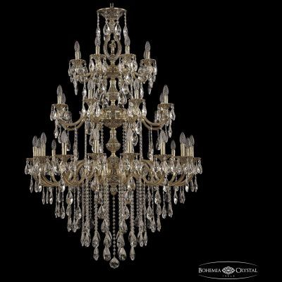 Люстра бронзовая 72401/16+8+8/360/3D B GB FA4M Bohemia Ivele Crystal