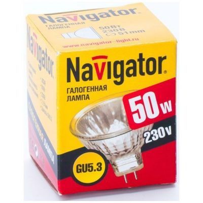 Лампа галогенная Navigator 94 206 JCDR 50W G5.3 230V 2000h